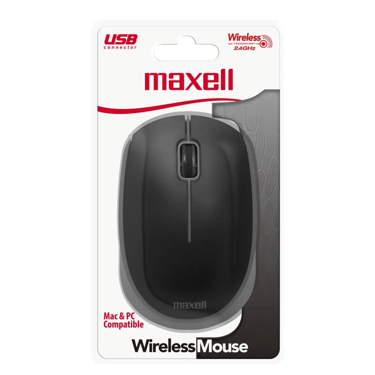 Maxell Wireless Mouse MOWL-100 Grey image 0