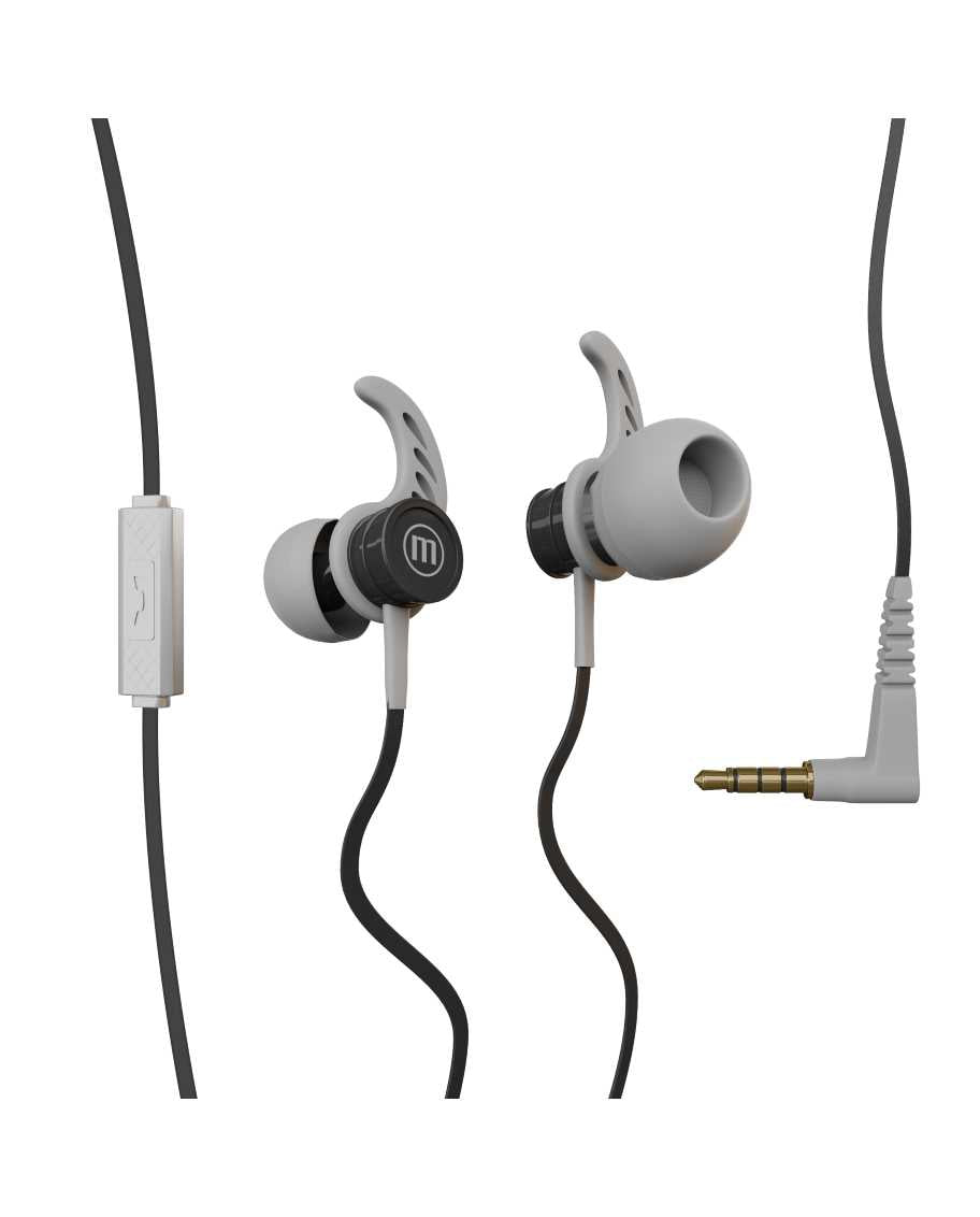 Maxell Running Sports In-Ear Wired Headphones with Mic - Magneto image 0