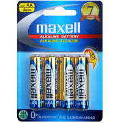 Maxell Premium Alkaline Battery AA 4 Pack image 0