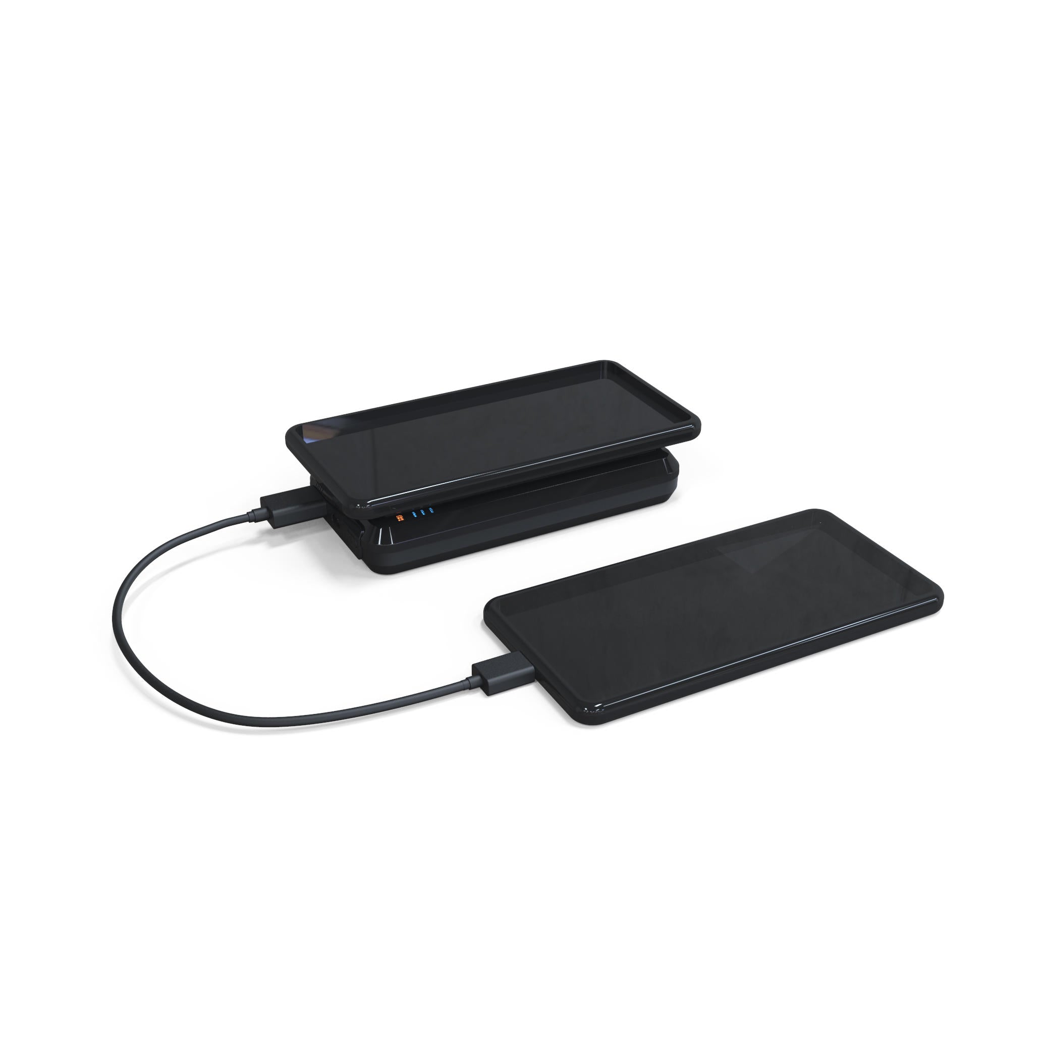 Durable Certified PSE Japan Genuine 6200mah Wireless Charging Powerbank Black image 3