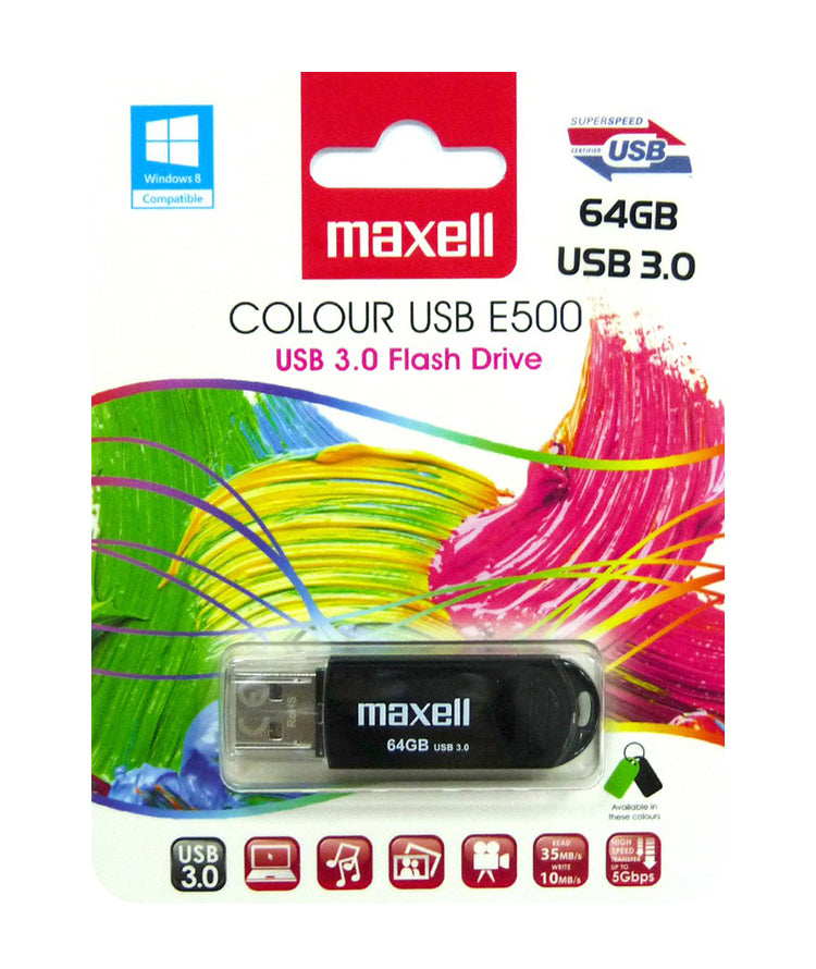 USB 3.0 Flash Drive E500 - 64GB image 0