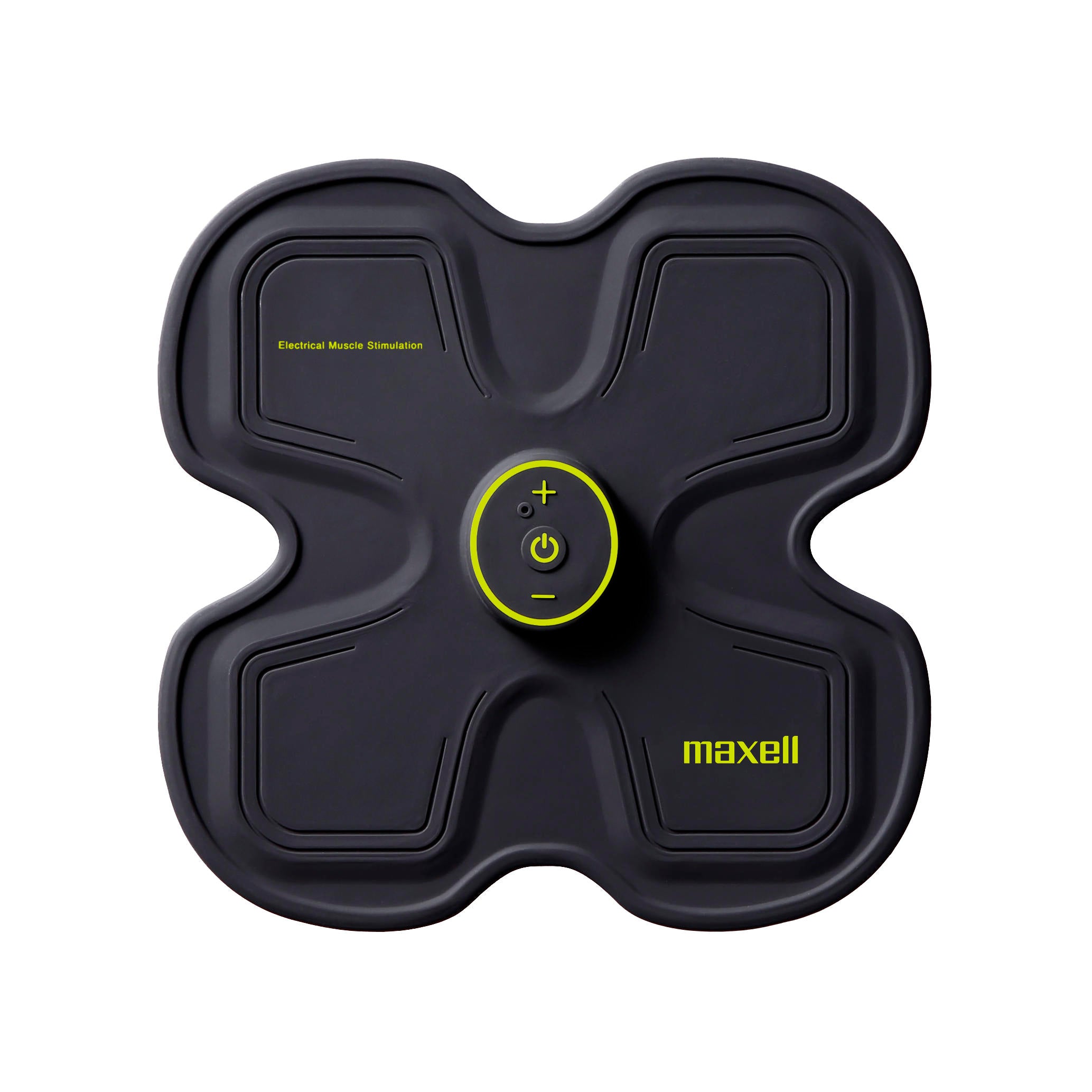 Maxell electric muscle stimulator ems tens machine device - 4 Pad Black image 0