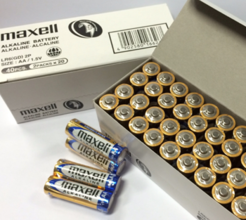 120x Maxell Alkaline AA Batteries Bulk Clearance image 0
