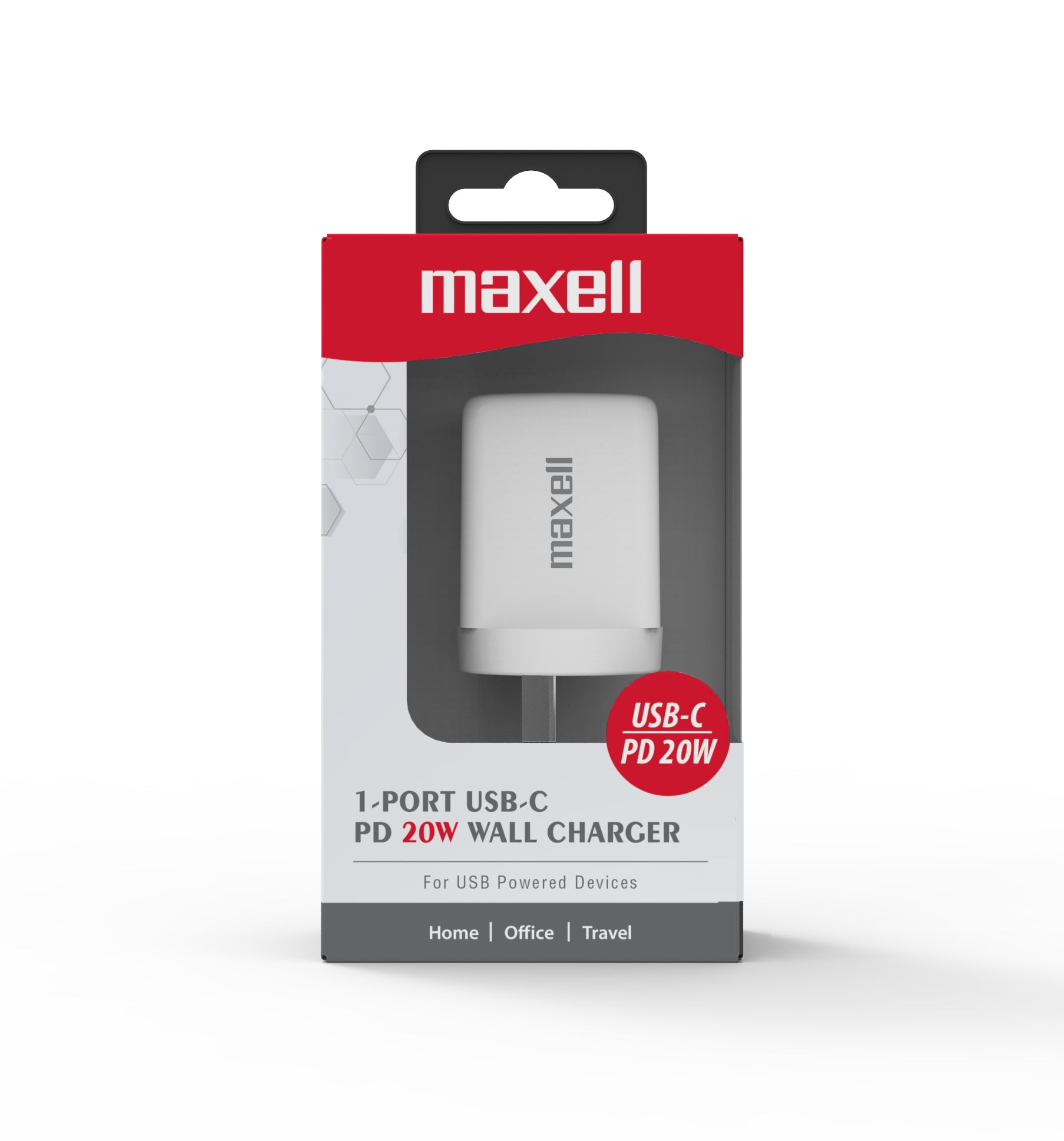 USB C Type C PD wall Charger 20W 1 Port White image 0