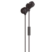 Plugs Earphones with Mic - Black image 0