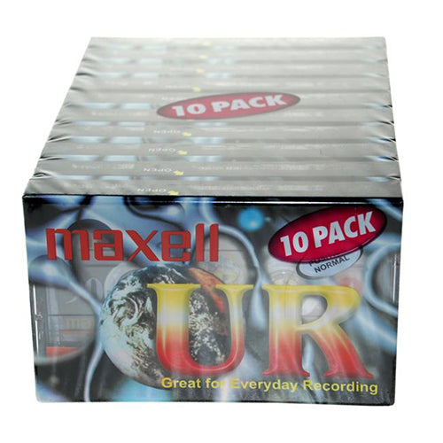 30 x Blank Audio Cassette Tapes UR90 Maxell image 1