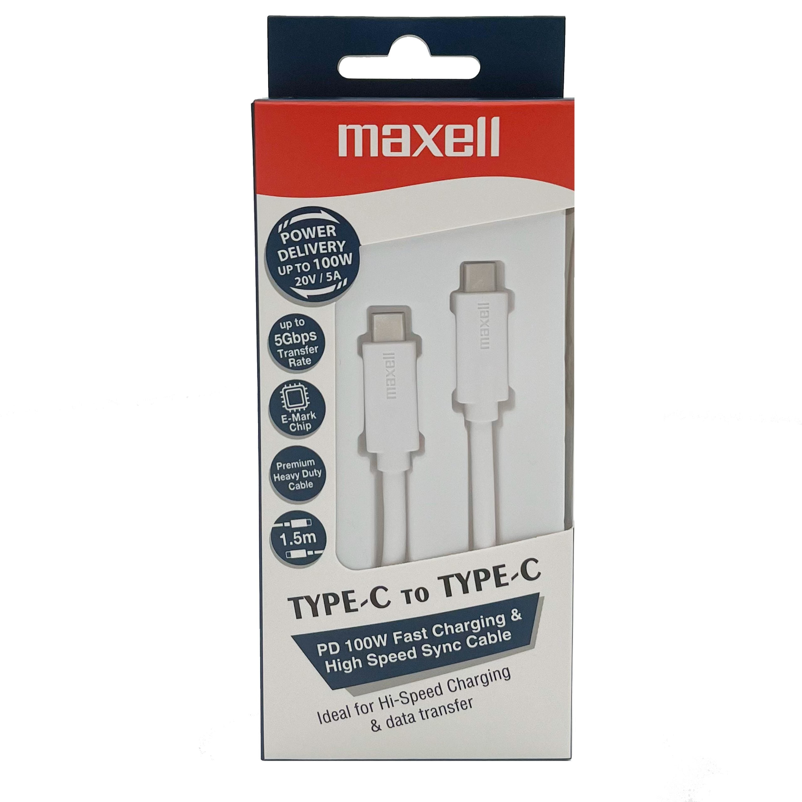 Type C to Type C Cable - 100W - 1.5m - Emark image 0