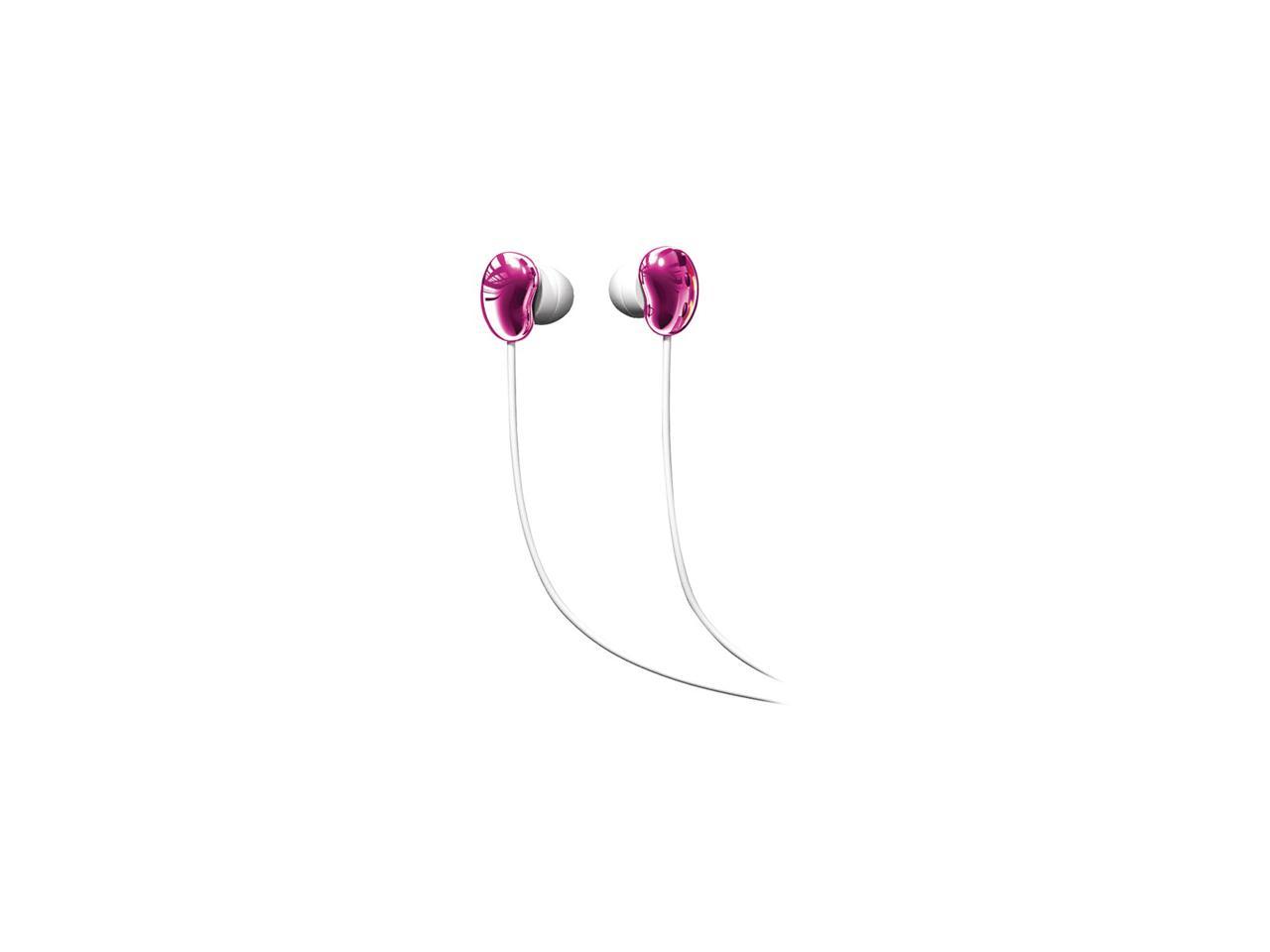 Maxell Wired In-Ear Headphones Earbuds Running earphones Cool Beans - Pink image 1