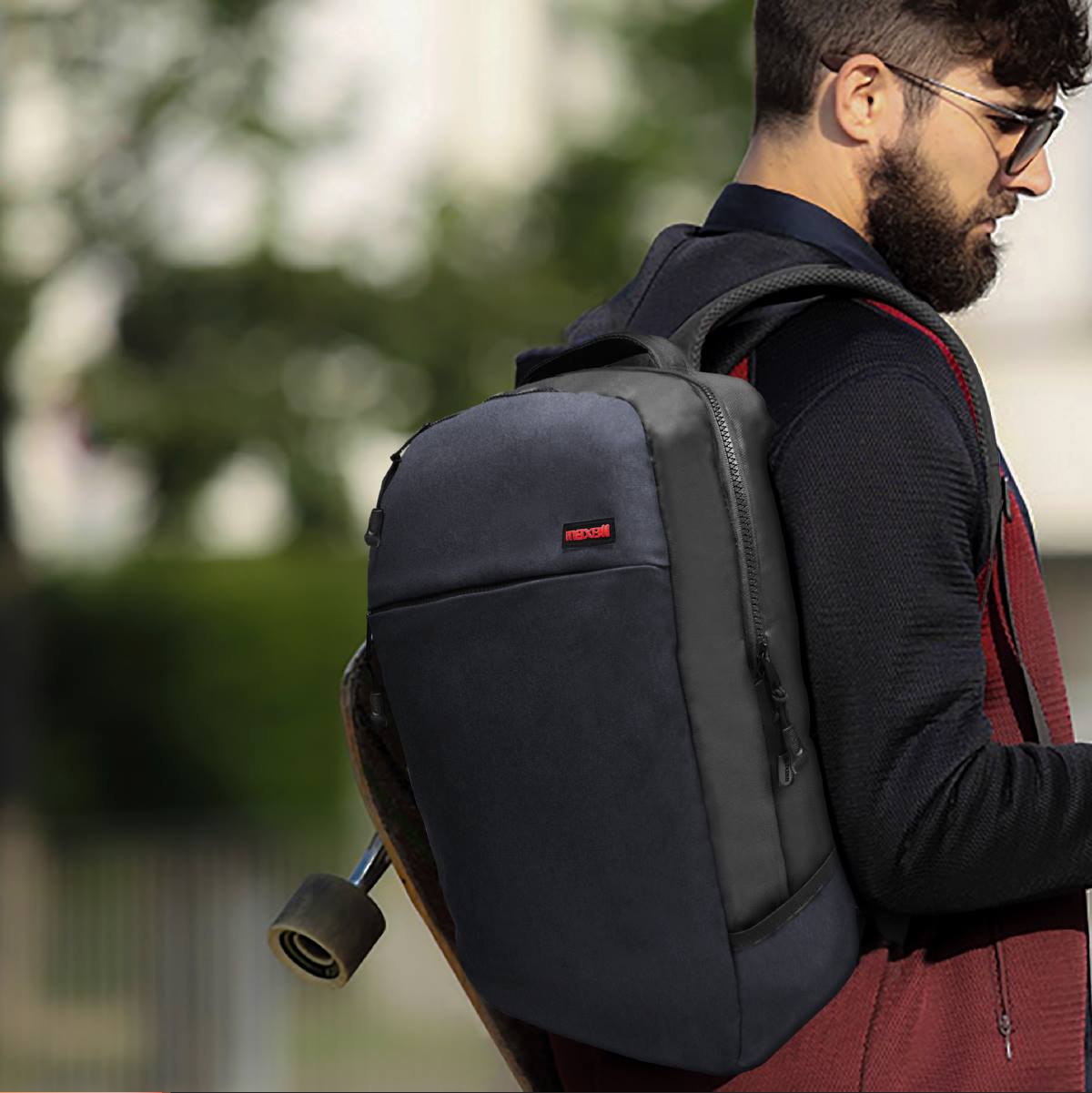 Maxell Laptop Travel Backpack Urban Sling light bx-250 Black image 4