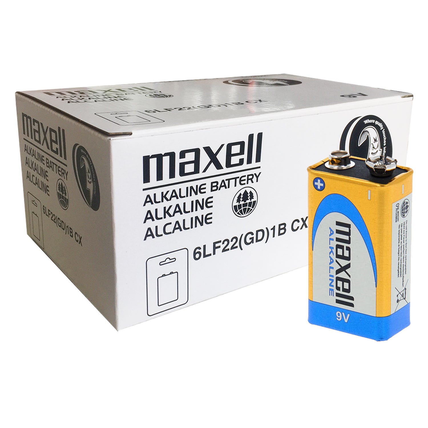 10x 9V Batteries Premium Alkaline image 0