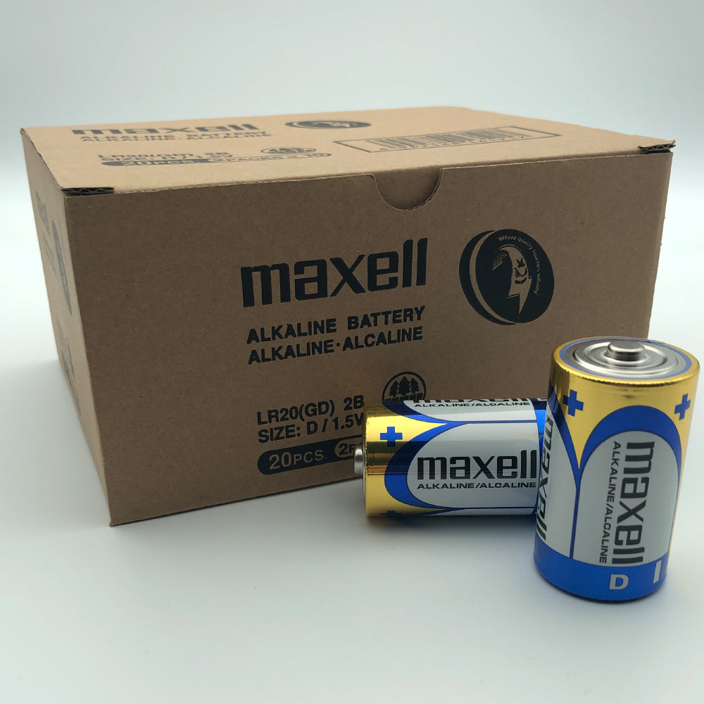 20x D Size Alkaline Batteries image 0