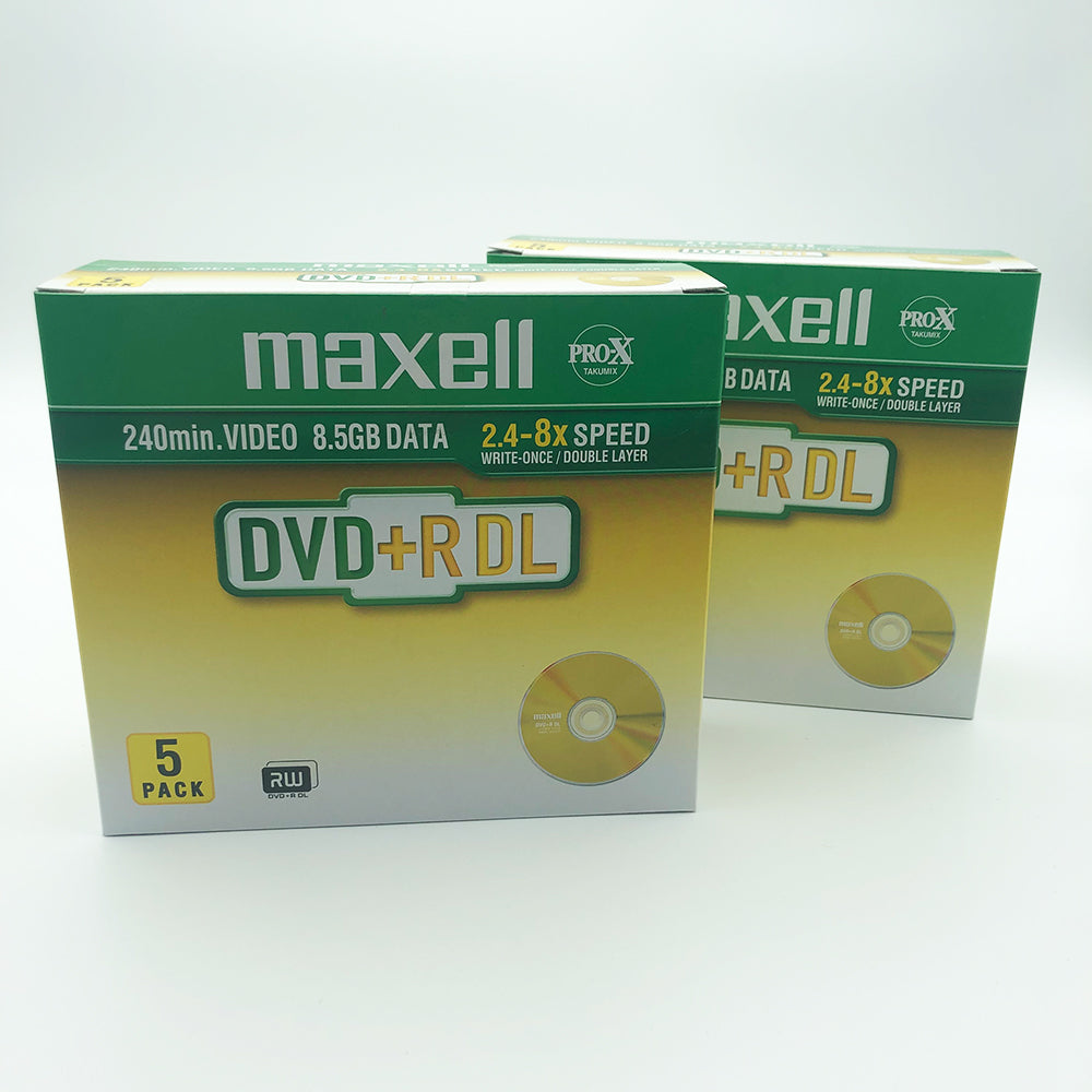 10x DVD+R DL 8.5GB Dual Layer 8x Master Quality Jewel Case image 0