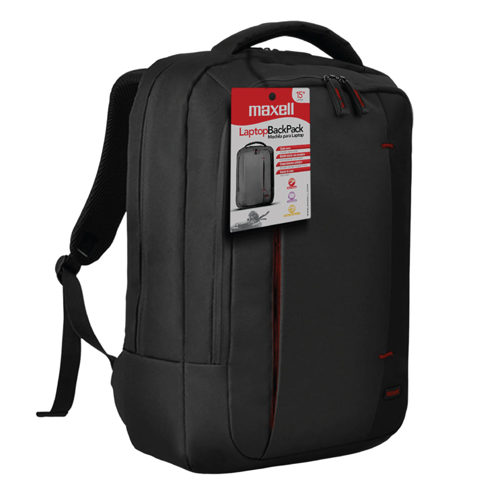 Maxell 15" Laptop Travel Backpack Sling light bx-100 Black image 0
