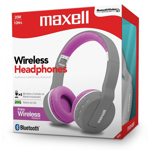 Wireless Headphones BT800 Pink/Grey image 1