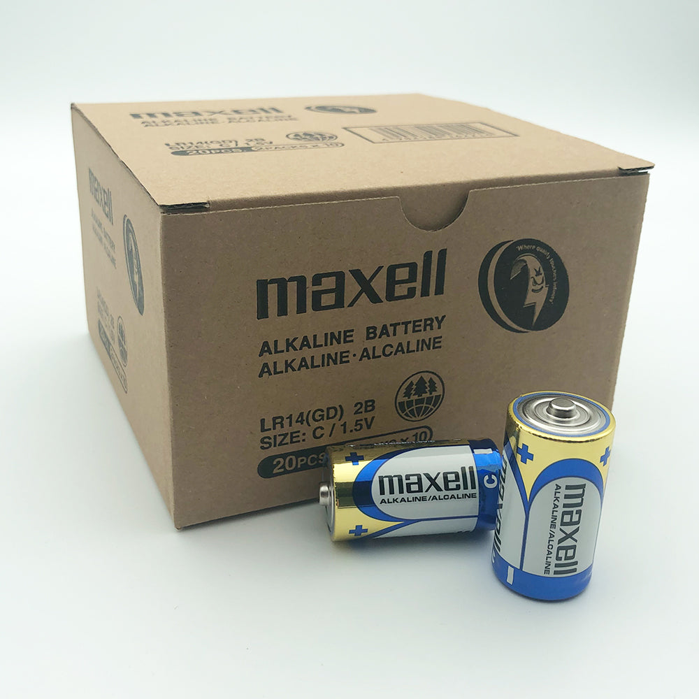 20x C Size LR14 Premium Alkaline Batteries image 0