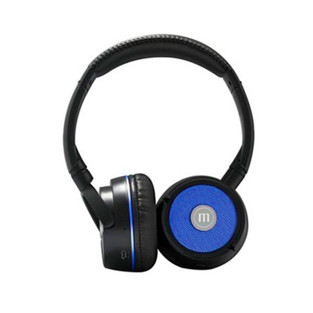 Maxell Radio Headphones Computer Speaker Wired MP3 DUO - Red image 0